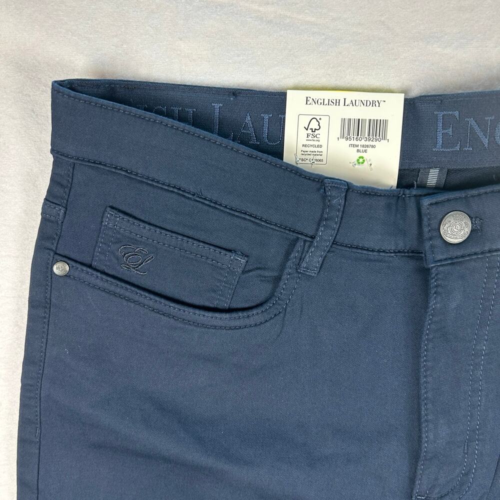 English Laundry Men's Navy Slim Pants 32x30 NWT - Picture 4 of 11